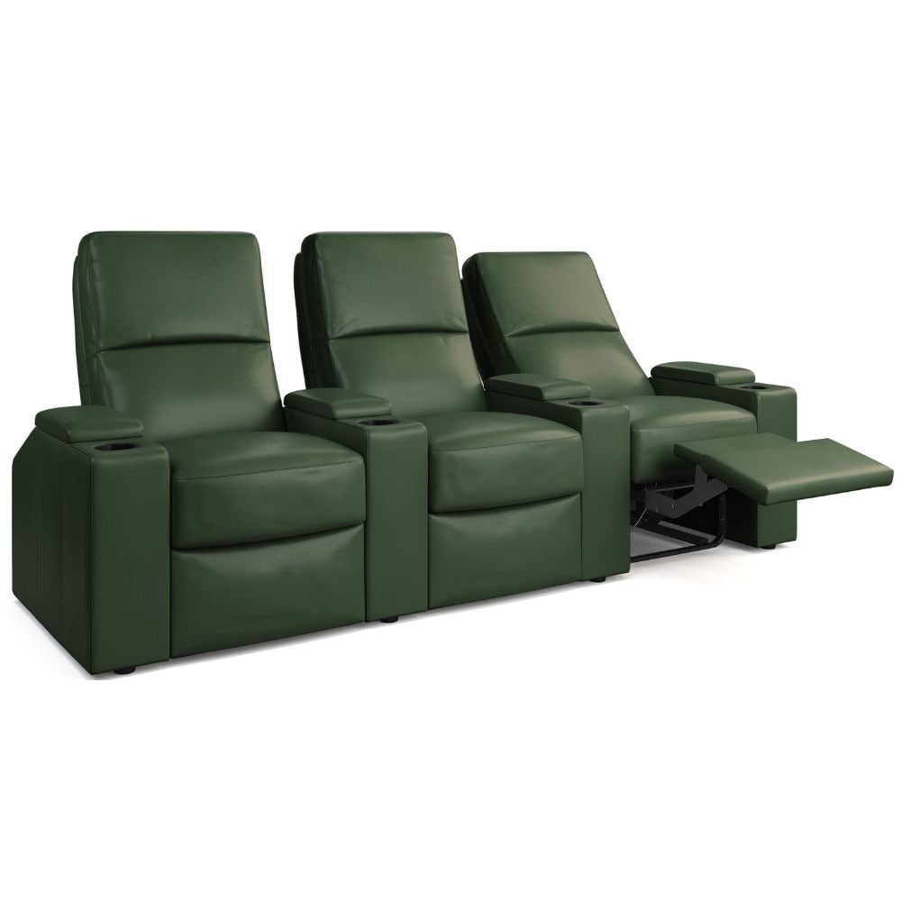 Moovia Venice Essentials Single, Double, Triple or 4 Seat Cinema Chair in Dekoma Sorono Velvet 124