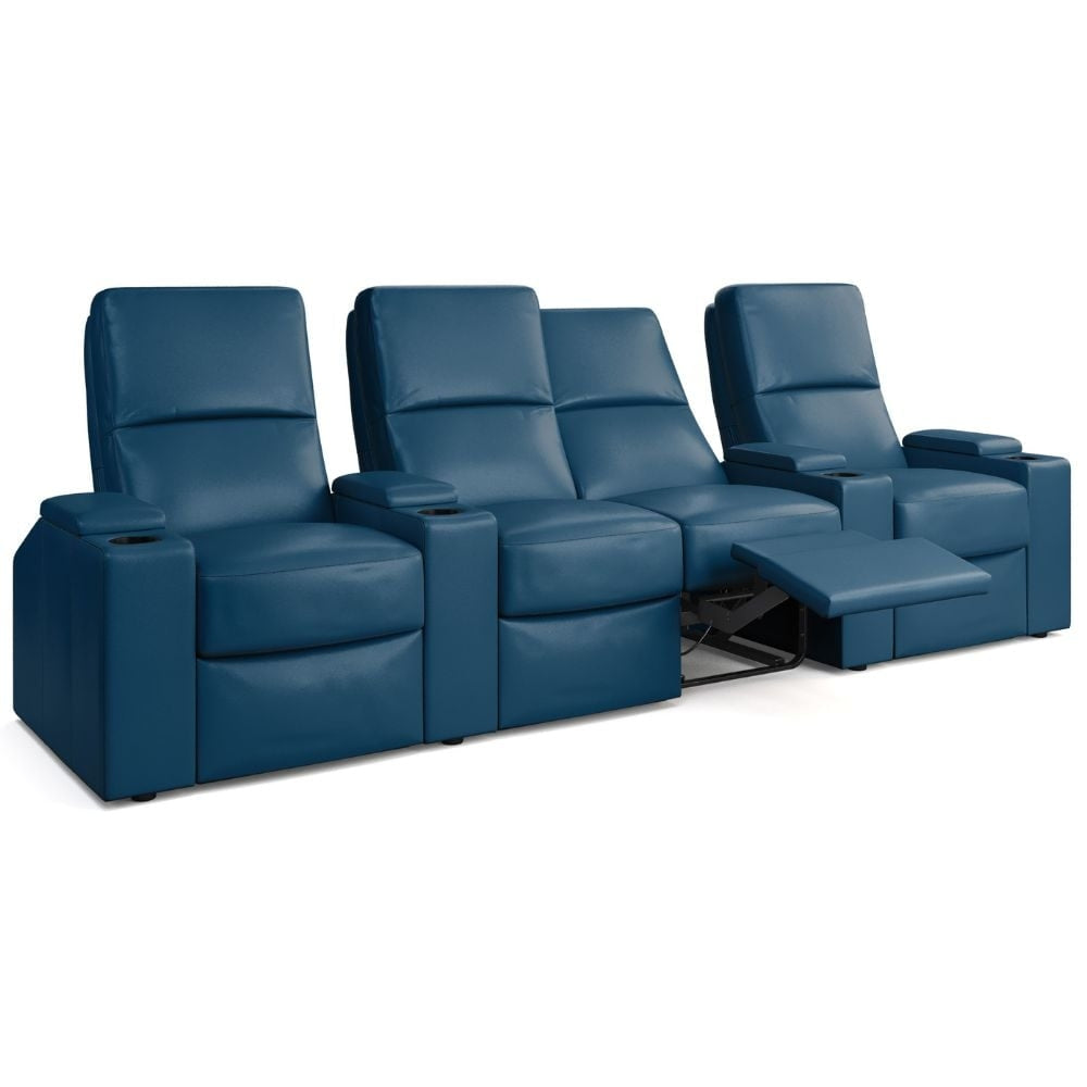 Moovia Venice Essentials Single, Double, Triple or 4 Seat Cinema Chair in Dekoma Sorono Velvet 16