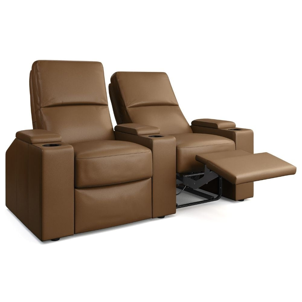 Moovia Venice Essentials Single, Double, Triple or 4 Seat Cinema Chair in Dekoma Sorono Velvet 40