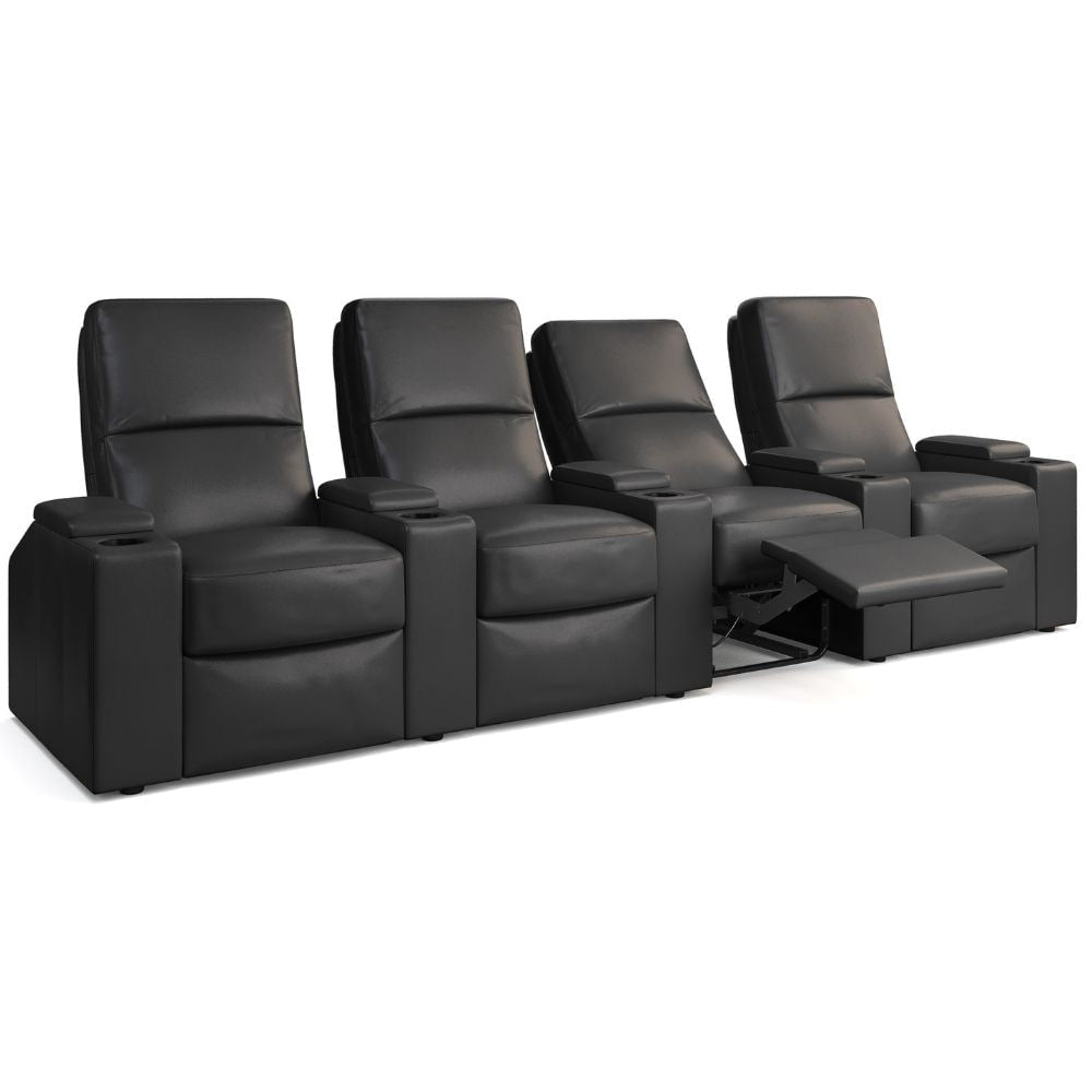 Moovia Venice Essentials Single, Double, Triple or 4 Seat Cinema Chair in Dekoma Sorono Velvet 64