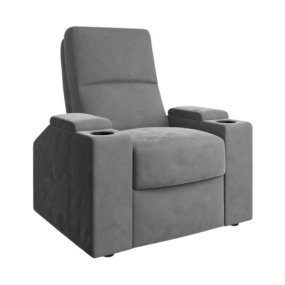 Moovia Venice Essentials Single, Double, Triple or 4 Seat Cinema Chair in Dekoma Sorono Velvet 73