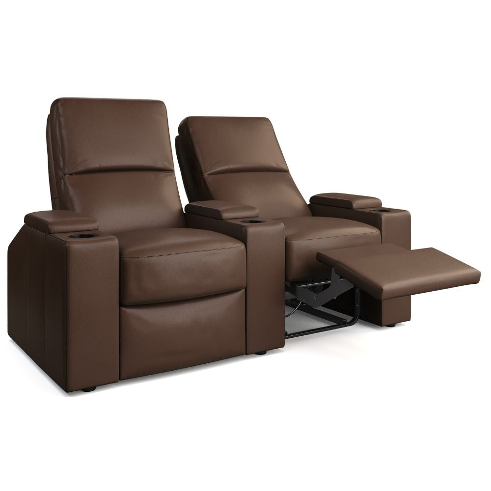 Moovia Venice Essentials Single, Double, Triple or 4 Seat Cinema Chair in Dekoma Sorono Velvet 82