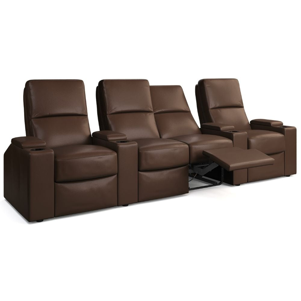 Moovia Venice Essentials Single, Double, Triple or 4 Seat Cinema Chair in Dekoma Sorono Velvet 84