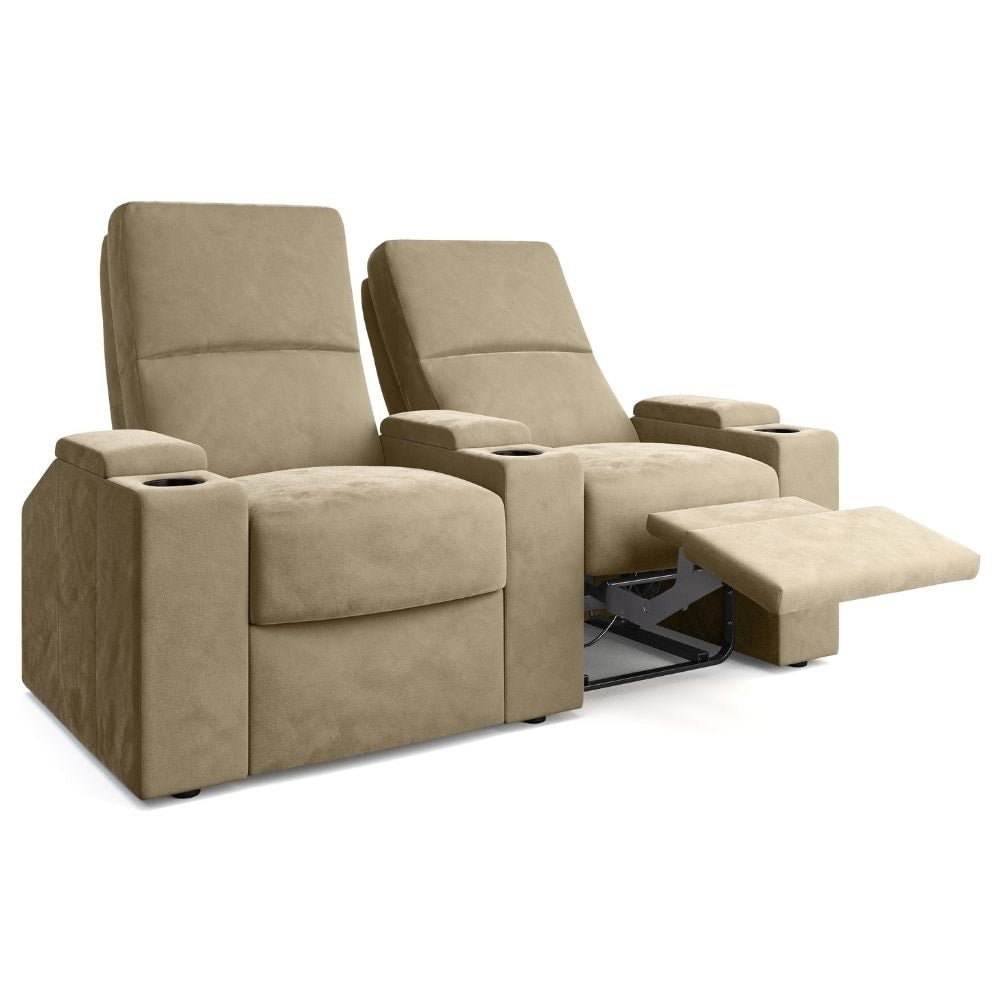 Moovia Venice Essentials Single, Double, Triple or 4 Seat Cinema Chair in Madras Leather 95