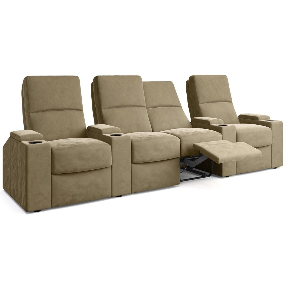 Moovia Venice Essentials Single, Double, Triple or 4 Seat Cinema Chair in Madras Leather 97