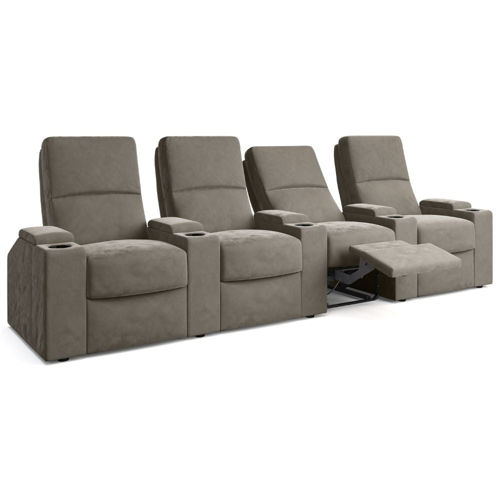 Moovia Venice Essentials Single, Double, Triple or 4 Seat Cinema Chair in Madras Leather 116