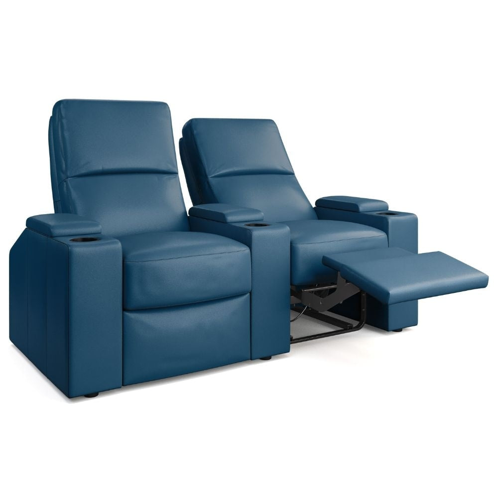 Moovia Venice Essentials Single, Double, Triple or 4 Seat Cinema Chair in Madras Leather 20