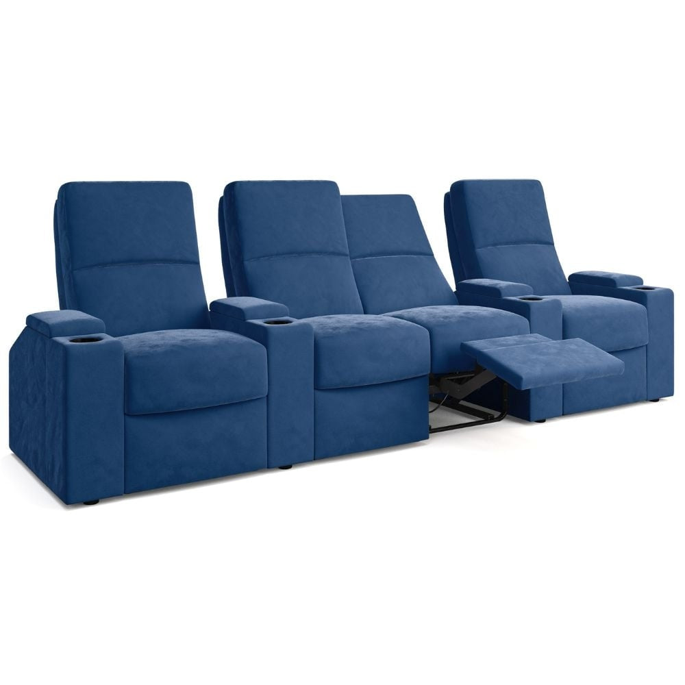 Moovia Venice Essentials Single, Double, Triple or 4 Seat Cinema Chair in Madras Leather 46