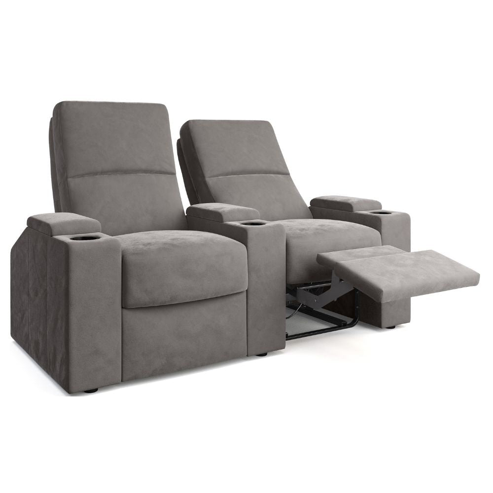 Moovia Venice Essentials Single, Double, Triple or 4 Seat Cinema Chair in Madras Leather 50