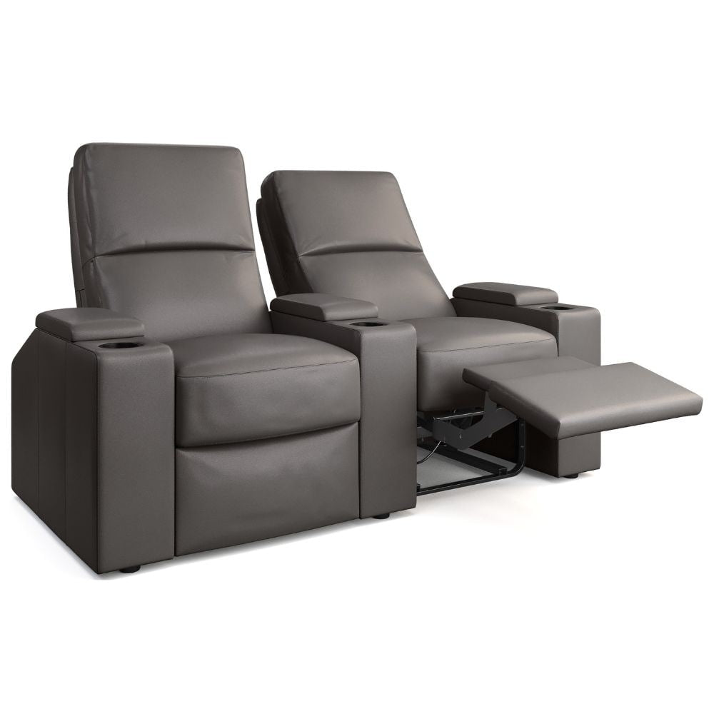 Moovia Venice Essentials Single, Double, Triple or 4 Seat Cinema Chair in Madras Leather 64