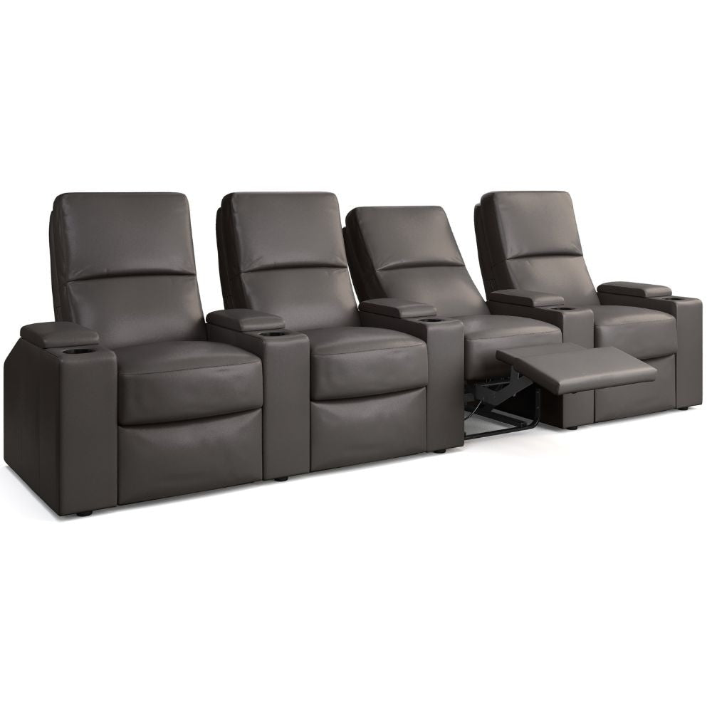 Moovia Venice Essentials Single, Double, Triple or 4 Seat Cinema Chair in Madras Leather 67