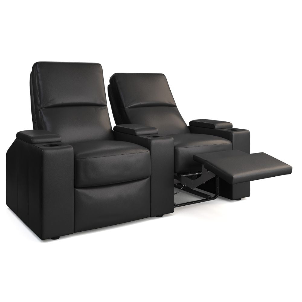 Moovia Venice Essentials Single, Double, Triple or 4 Seat Cinema Chair in Madras Leather 89