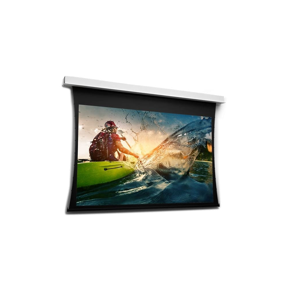 Projecta / Da-Lite Tensioned DescenderPro In-Ceiling Screen and Case 2