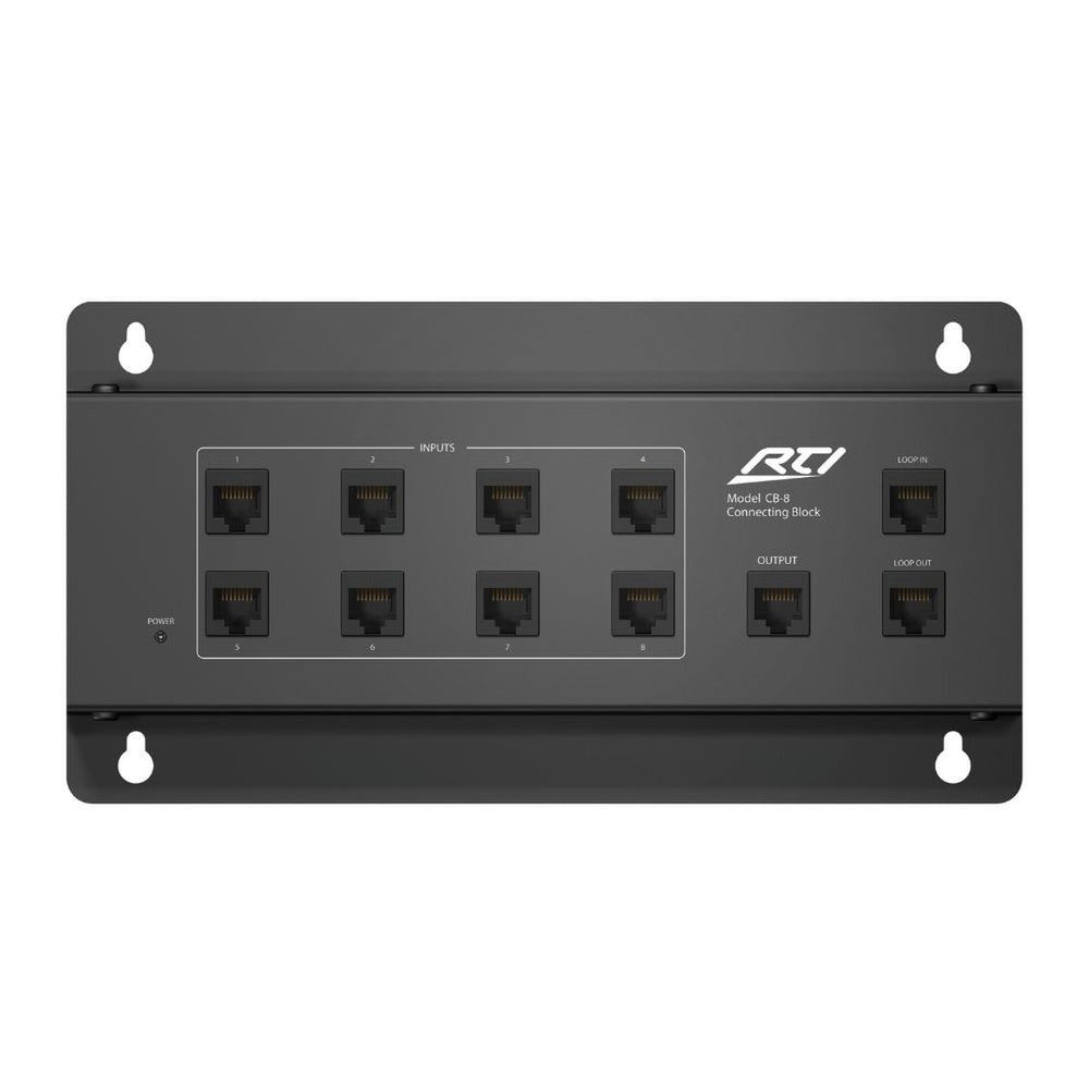 RTI CB-8 Eight Device Connecting Block For Use With RTI In-Wall Controllers 