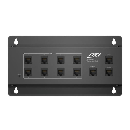 RTI CB-8 Eight Device Connecting Block For Use With RTI In-Wall Controllers 