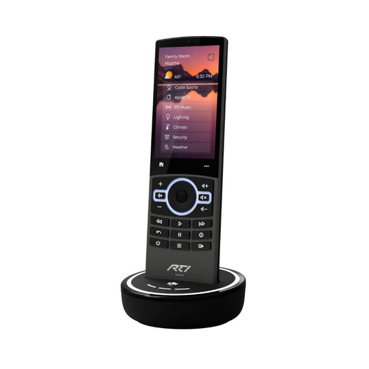 RTI ISR-4 4" Touch Screen Wi-Fi Programmable Remote Control With Standard Charging Base 