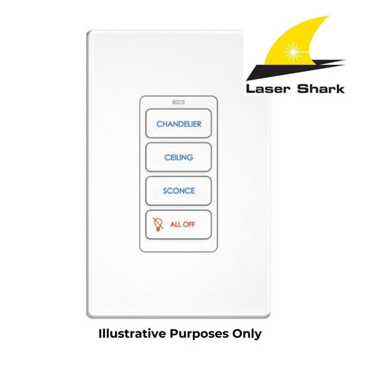 RTI LSC Laser Shark&reg; Custom Button Labels For Personal Choice 