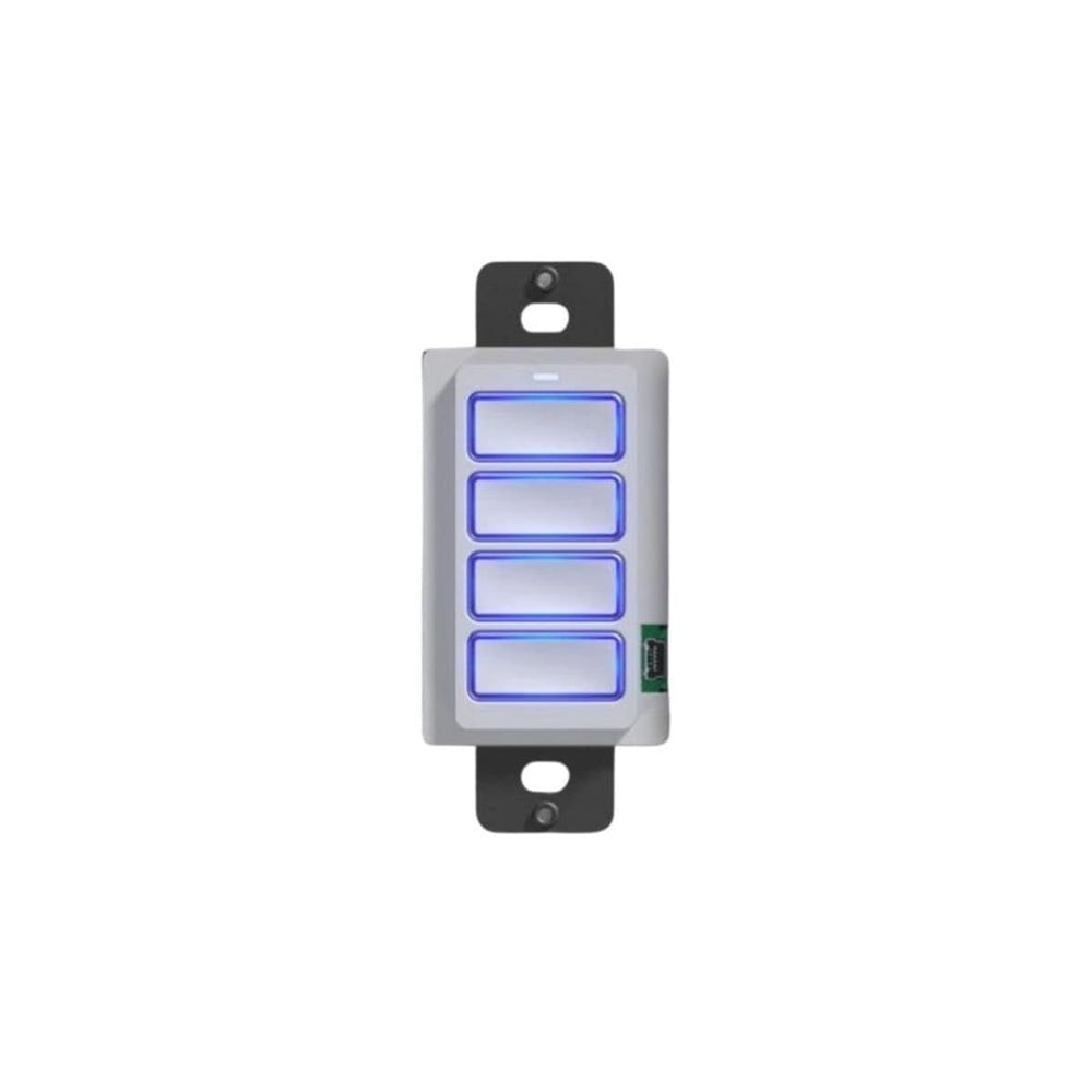 RTI RK1+ Series Backlit LED In-Wall Keypads With 4 or 8 Button Options 