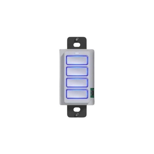 RTI RK1+ Series Backlit LED In-Wall Keypads With 4 or 8 Button Options 