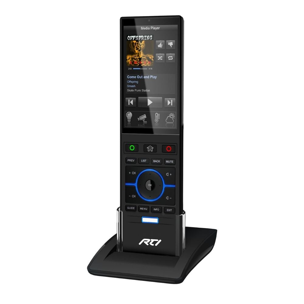 RTI T4x 4" Wi-Fi Colour Touch Screen Remote Control With Docking Station 2