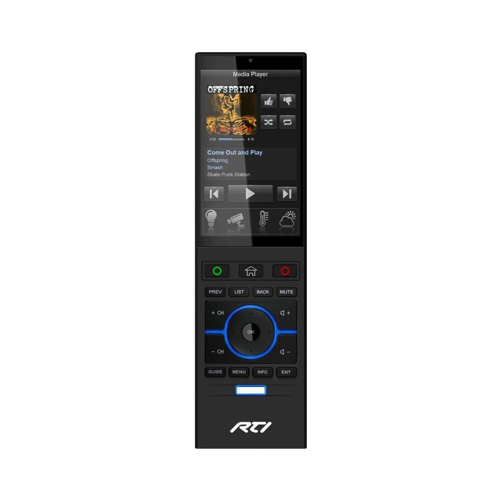 RTI T4x 4" Wi-Fi Colour Touch Screen Remote Control With Docking Station 