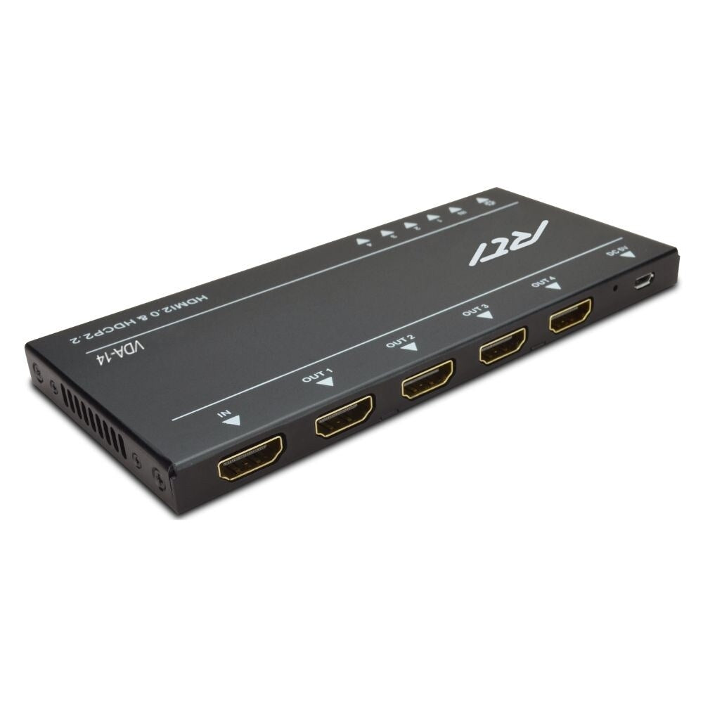 RTI VDA Series HDMI 2.0 Splitter With 2 Way or 4 Way Options 4