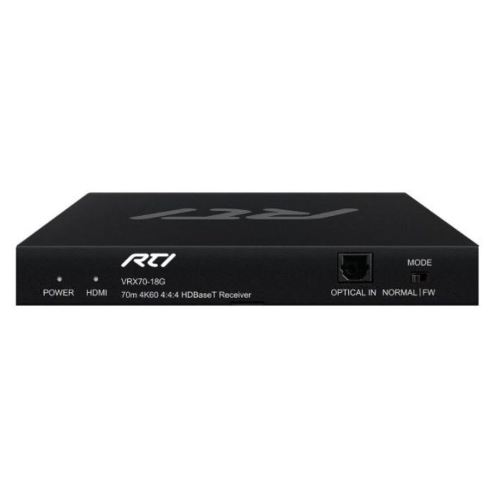 RTI VRX70-18G HDMI 4K 60Hz 4:4:4 HDBaseT Receiver, 70m For Pairing With VX88-18G 8x8 HDBaseT Matrix Switch 1