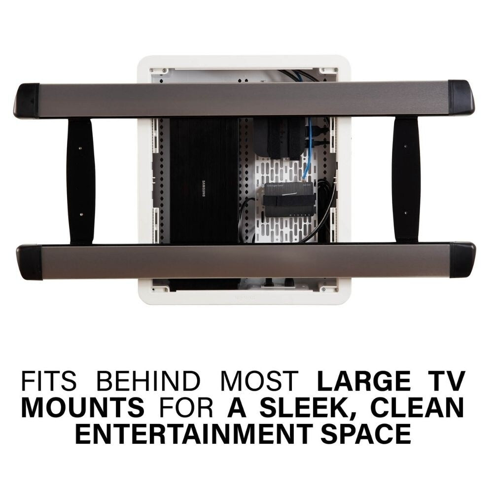 Sanus IWB17 17" TV Media In Wall Box, White  6