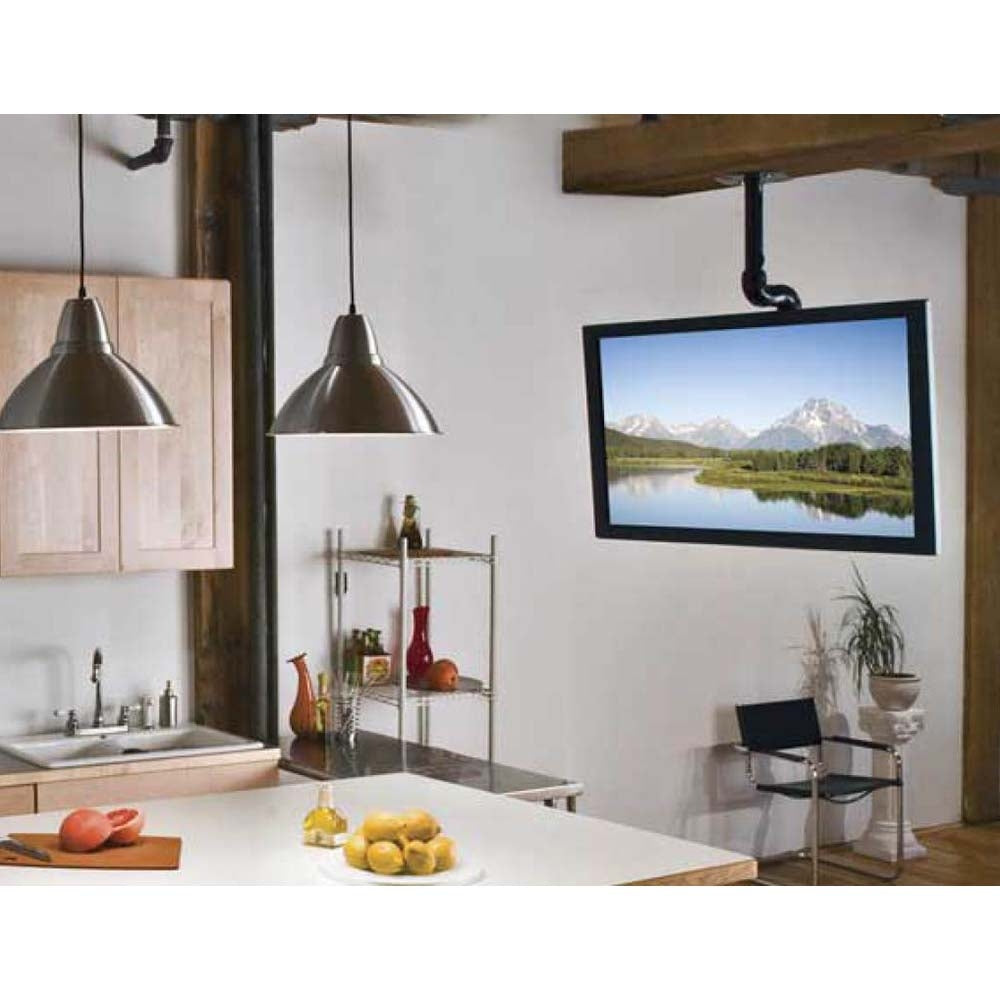 Sanus Tilt and Swivel Ceiling Mount for 37" to 70" TVs, Black  3