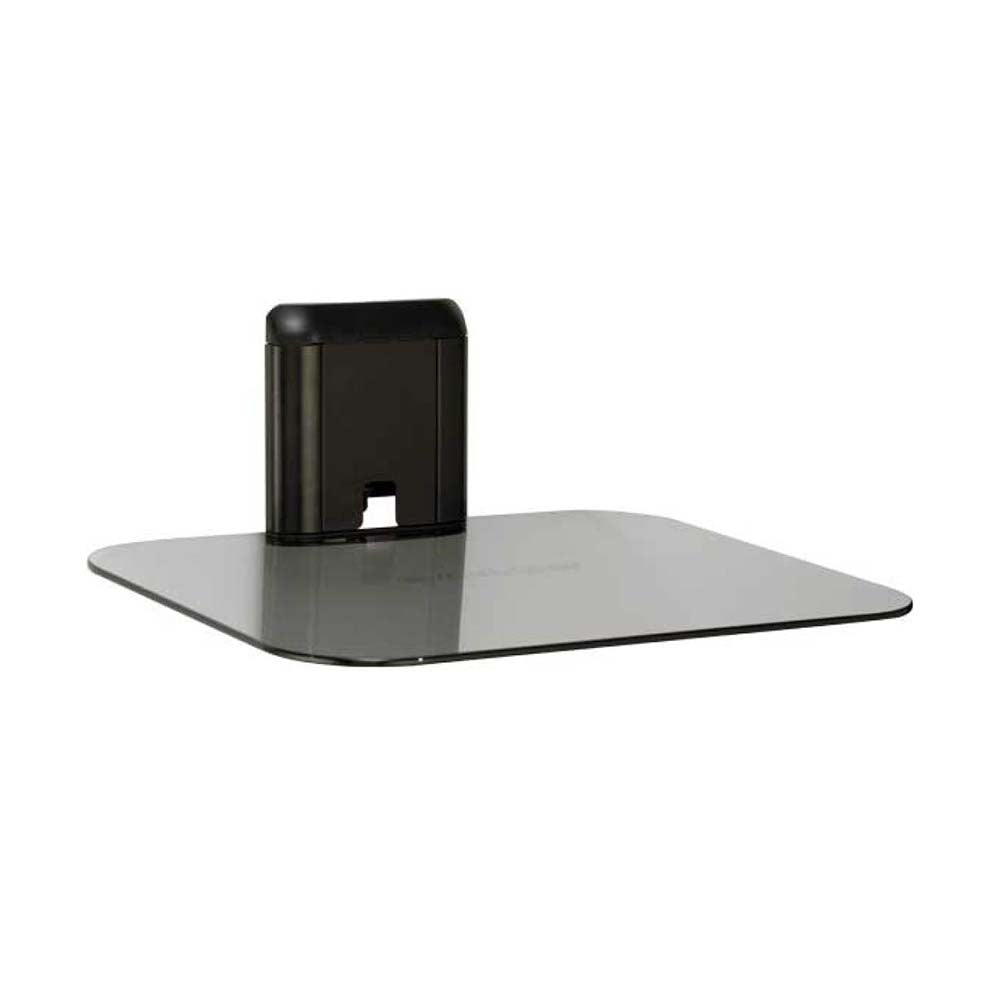 Sanus VMA401 Wall Under TV Single Shelf, Black 