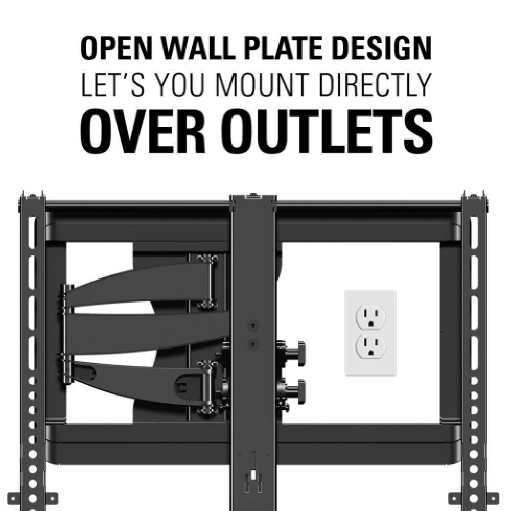 Sanus VMF620 Full Motion+ TV Mount For 37" to 55" Flat Panel TVs. Black  1