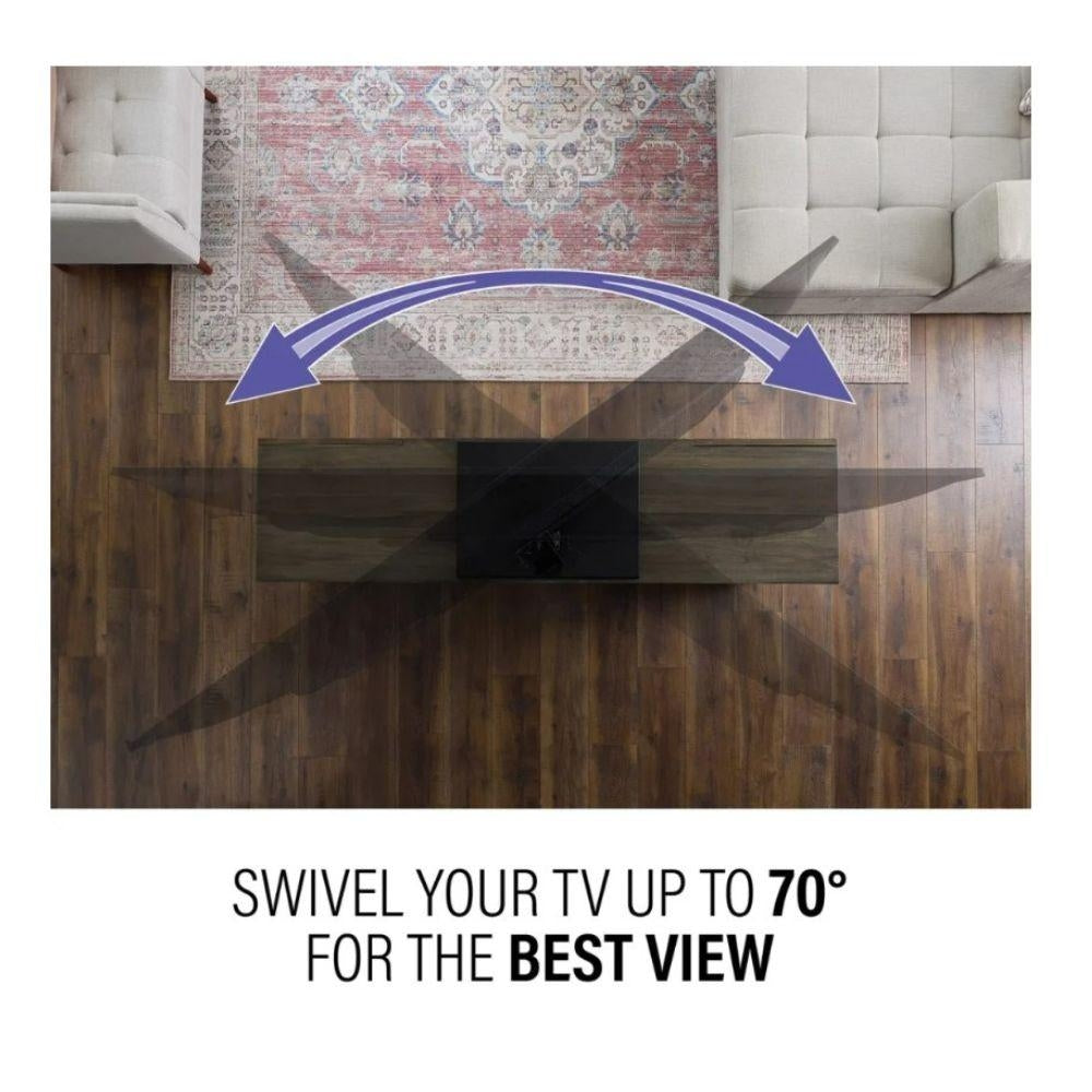 Sanus VSTV2-B2 Swivel TV Stand For 40" to 86" TVs, Black: EACH  3
