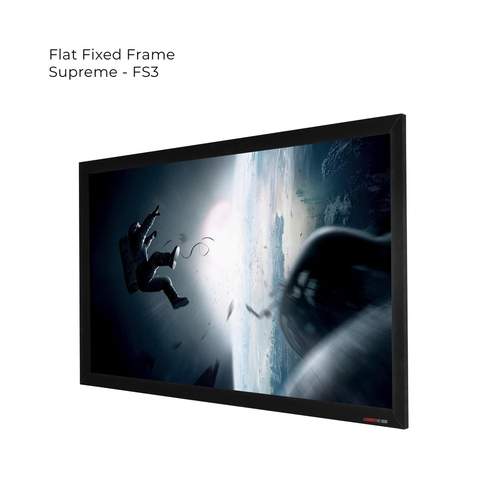 Screen Research Fixed Frame Screen Range. Fully Customisable For Size or Ratio, Screen Surface and Curve  2