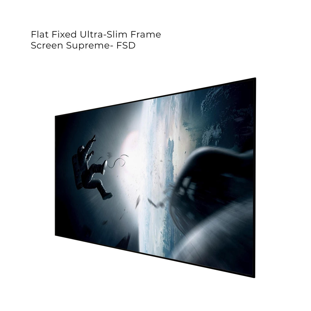 Screen Research Fixed Frame Screen Range. Fully Customisable For Size or Ratio, Screen Surface and Curve  3