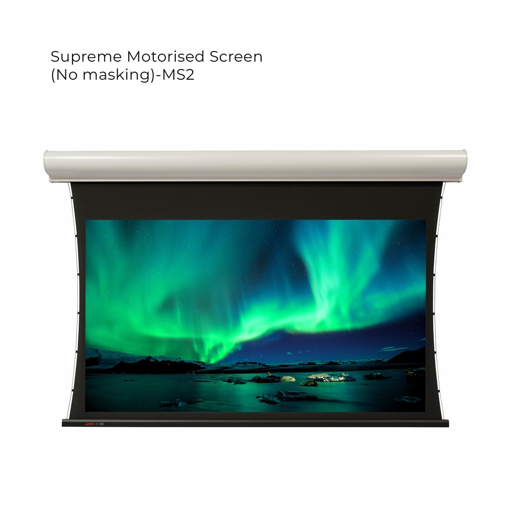 Screen Research's Comprehensive Portfolio of On Wall or On Ceiling Motorised Drop Down Screens  2