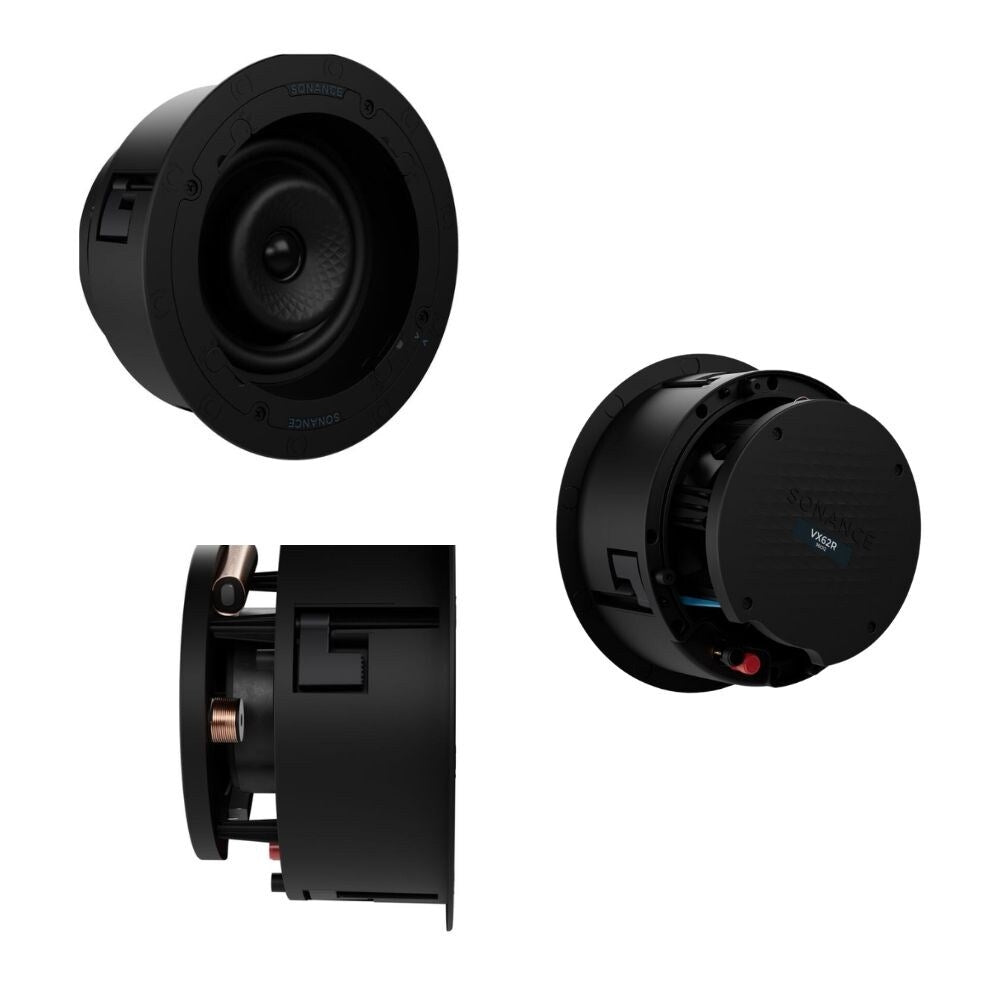 Sonance K2 In-Wall Cinema Bundle With VX62 LCRs and VX62R Round Speakers and S10i Active Subwoofer: SET 2