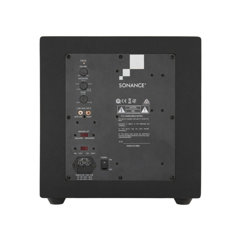 Sonance S10i 10" Active Subwoofer, Black: EACH 3