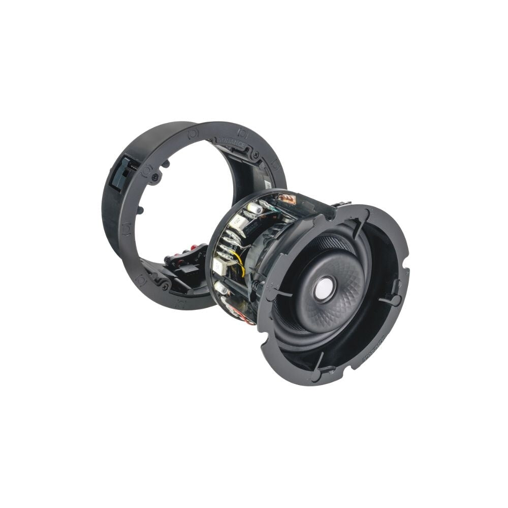 Sonance VX62R SST 6" Round Single Stereo Speaker With White Micro Trim Grille: EACH 4