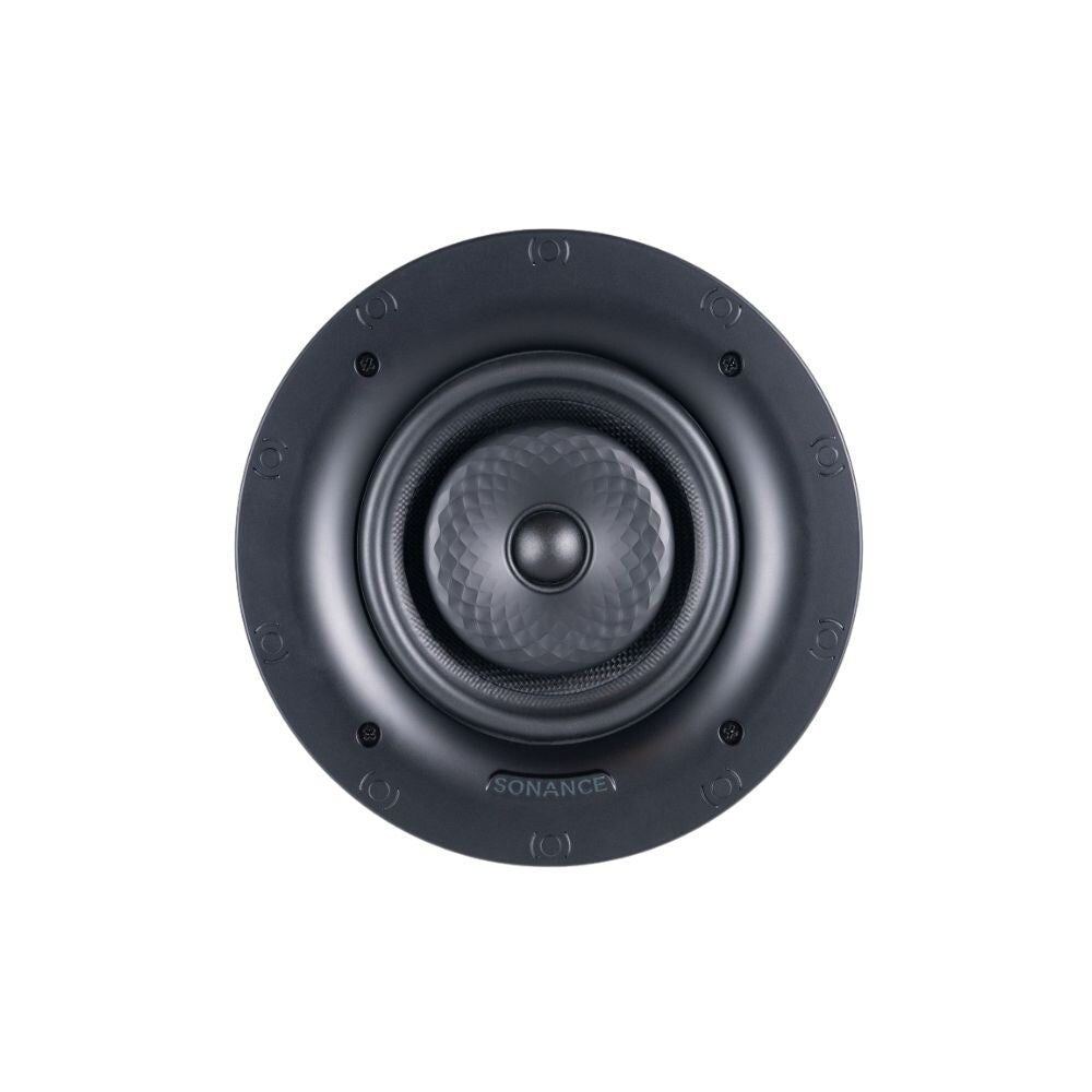 Sonance VX62R SST TL, 6" Round In Ceiling, Single Stereo, Thin Line Speaker With White Micro Trim Grille: EACH 1