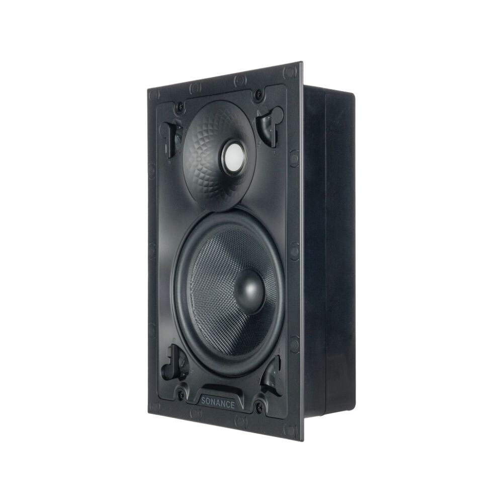 Sonance VX66 SST 6" Rectangle Single Stereo Speaker With White Micro Trim Grille: EACH 1