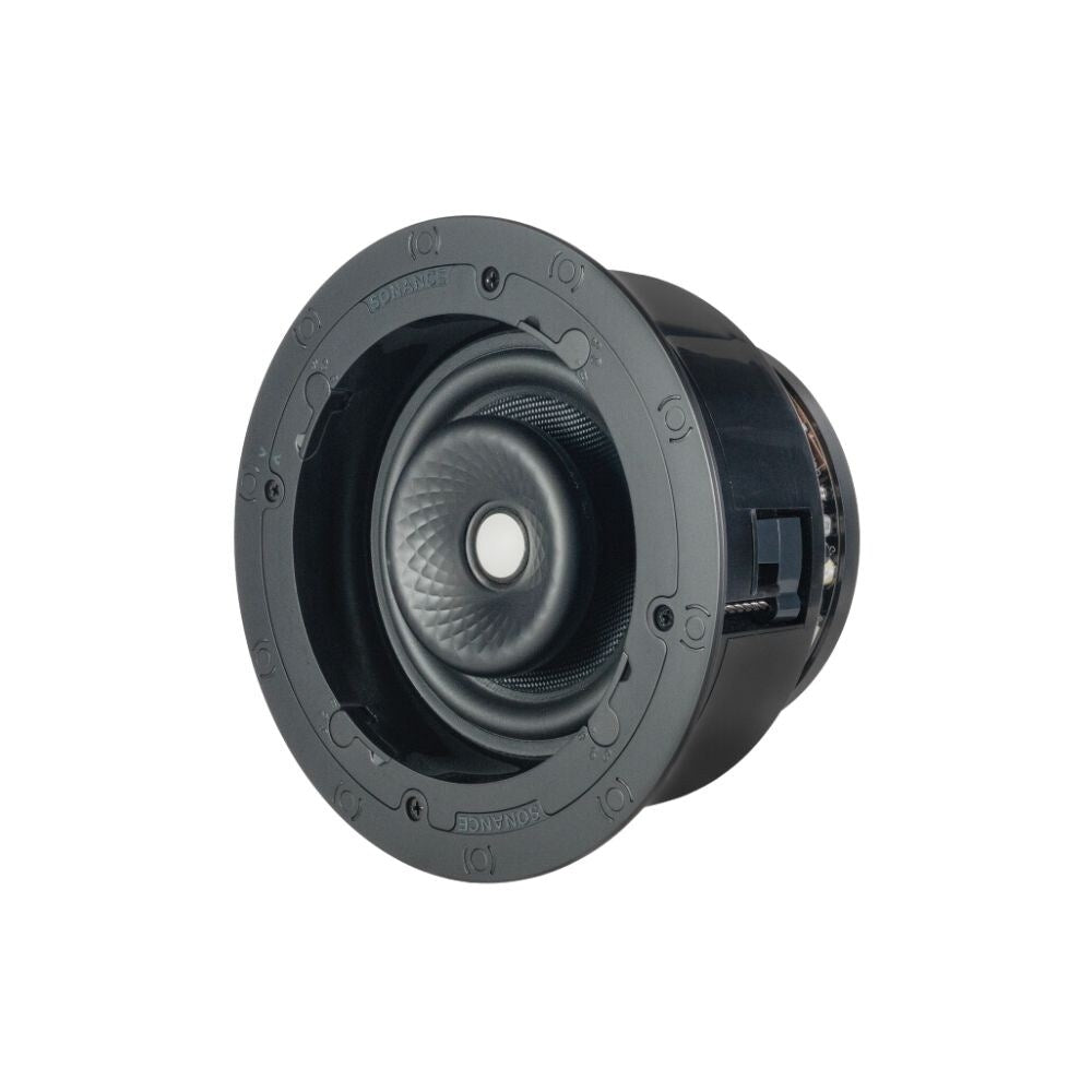 Sonance VX66R SST 6" Round Single Stereo Speaker With White Micro Trim Grille: EACH 1