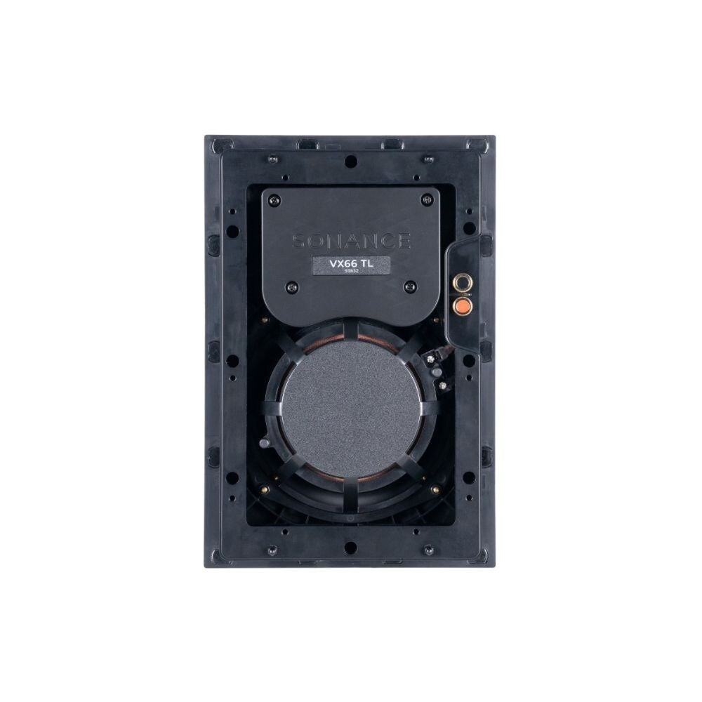 Sonance VX66R TL, 6" Rectangle In Wall Thin Line Speaker With White Micro Trim Grille: PAIR 3