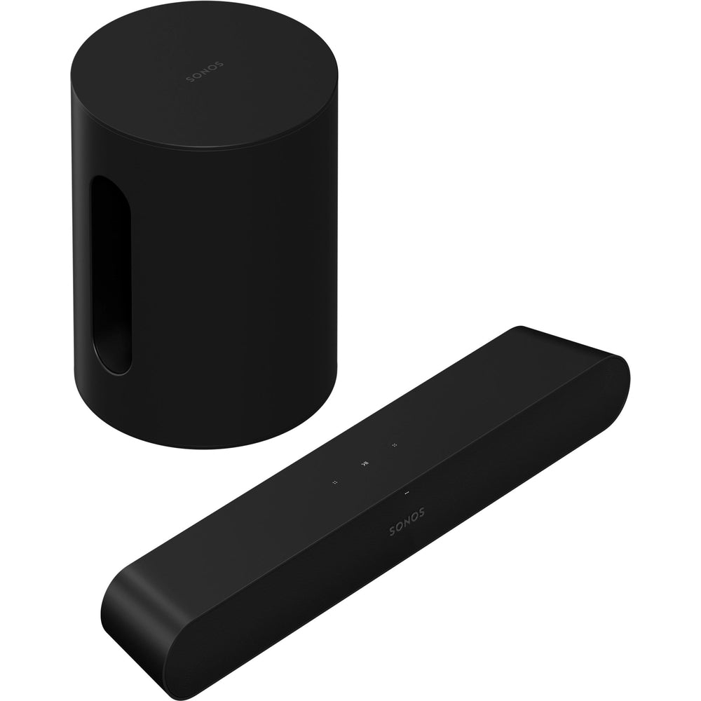 Sonos Ray and Sub Mini Entertainment Set, Black or White: SET 1