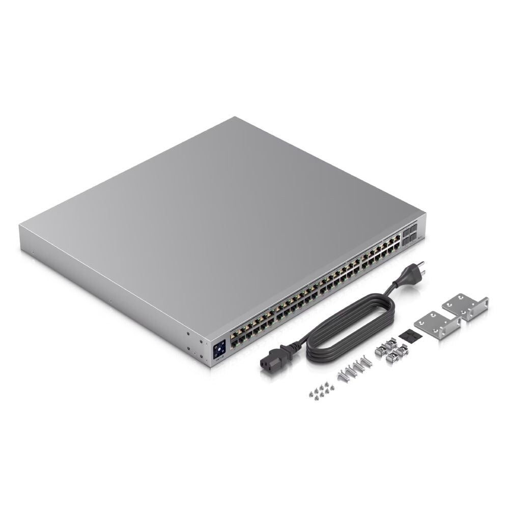Ubiquiti UniFi PRO 48 Port PoE++ L3 Ethernet Switch With 40x GbE PoE+, 8x GbE PoE++ Port, 4x 10G SFP+ Uplink Ports and 600W PoE Budget 4