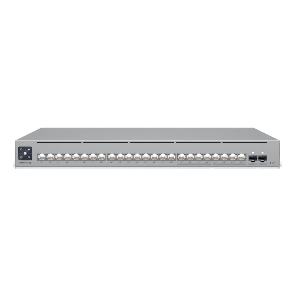 Ubiquiti UniFi Pro Max 24 Port PoE++ L3 Ethernet Switch With 8x GbE Po ...