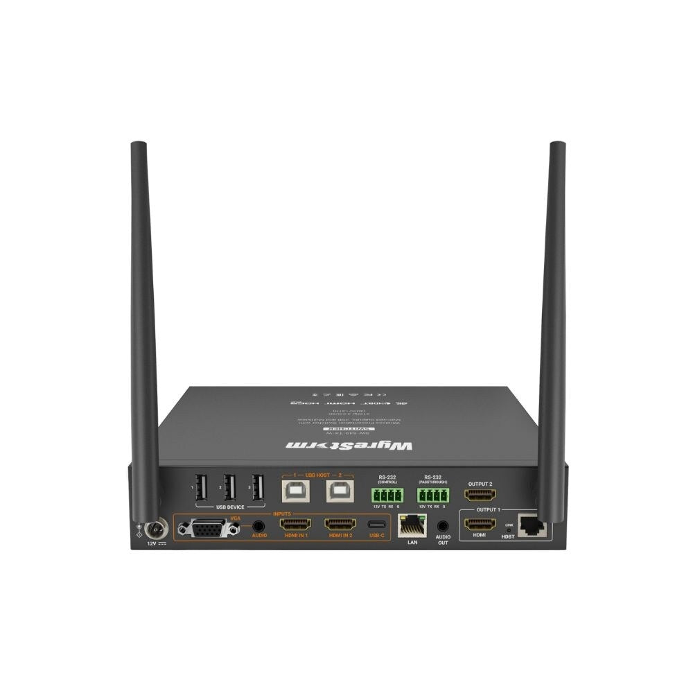 WyreStorm 4 Input 4K30 40m HDBaseT Presentation Switcher With Matrix Outputs, USB 2.0, Multiview and Wireless Casting 