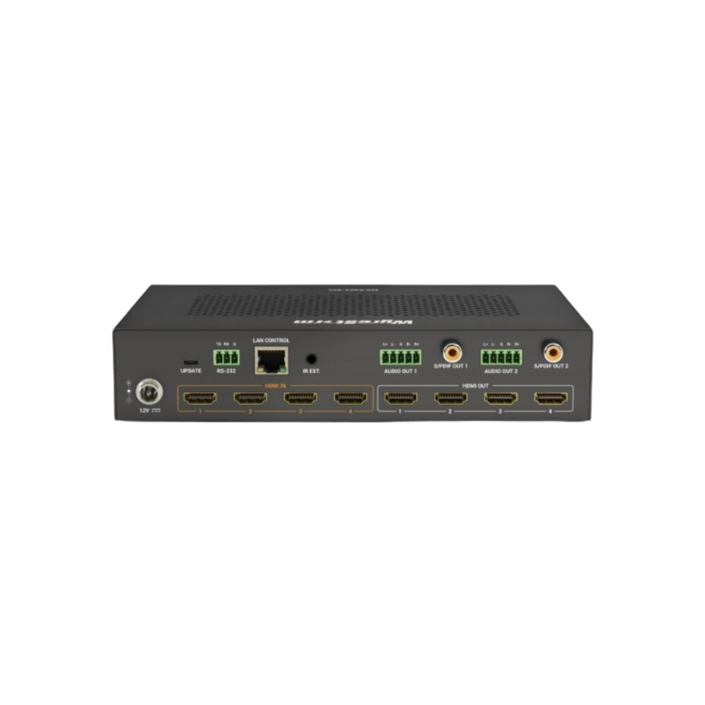 WyreStorm 4 x 4 HDMI Seamless Matrix With Scaling Outputs and Audio De-embed 