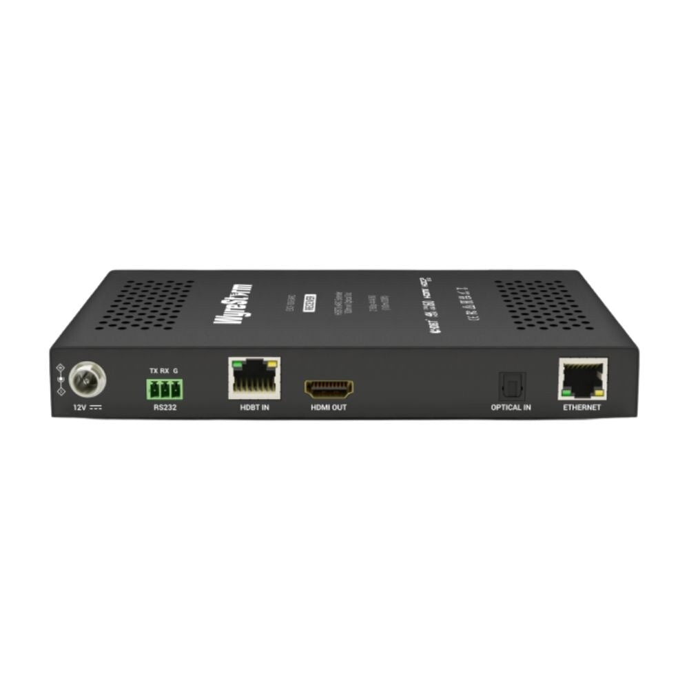WyreStorm 4K HDR 4:4:4 60Hz HDBaseT 3.0 Extender With PoE, Ethernet, Bidirectional IR and RS-232, Audio Breakout and eARC  1