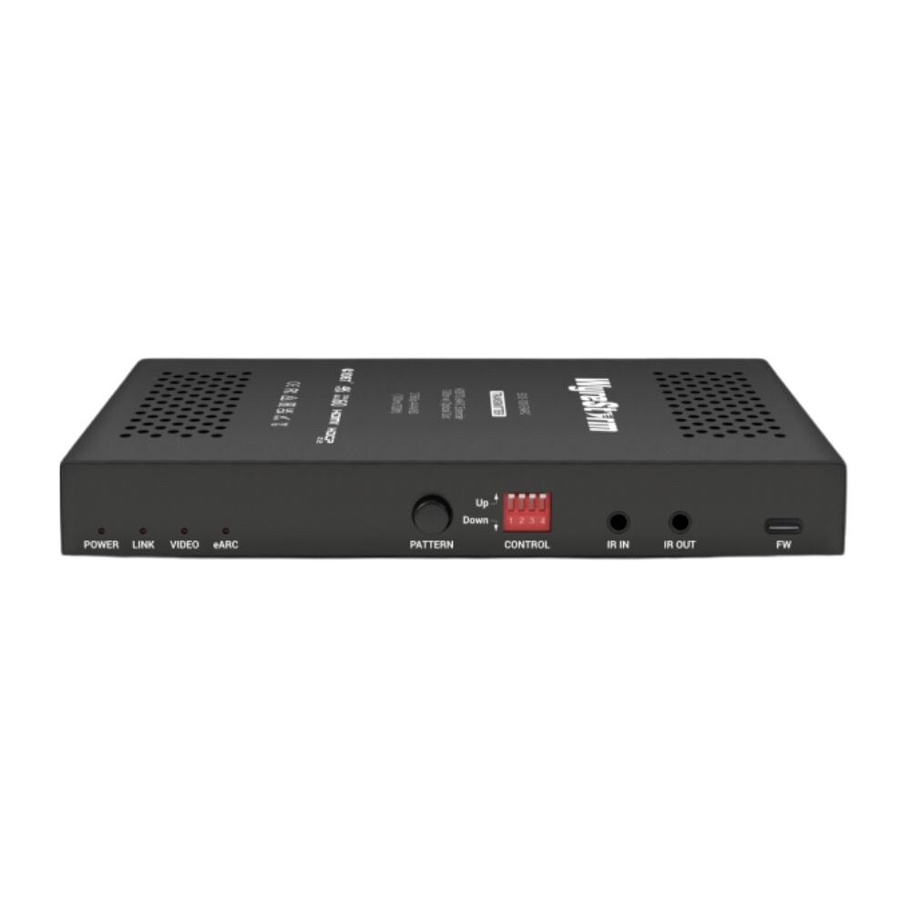 WyreStorm 4K HDR 4:4:4 60Hz HDBaseT 3.0 Extender With PoE, Ethernet, Bidirectional IR and RS-232, Audio Breakout and eARC  4