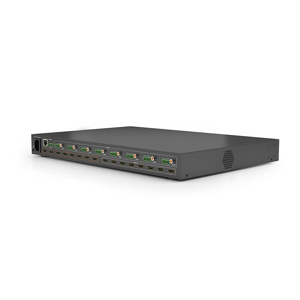 WyreStorm 4K HDR 4:4:4 60Hz HDMI 8 x 8 Matrix Switcher With Audio De-Embed CEC Power Triggering  1